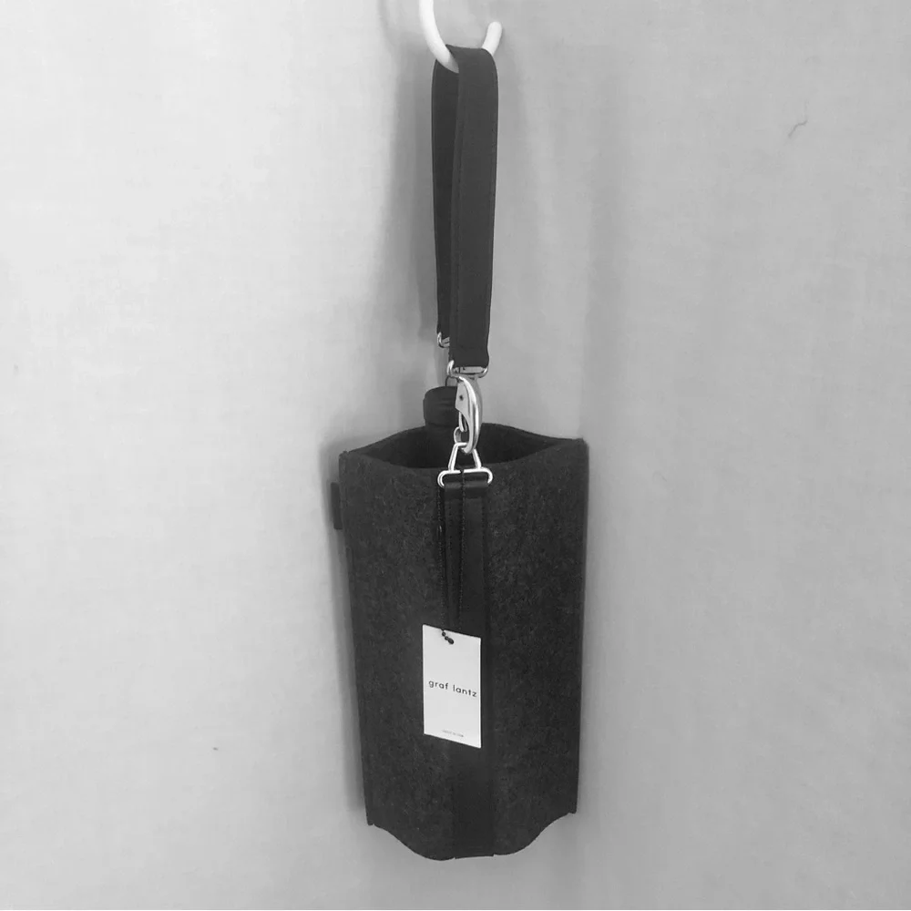 Graf Lantz Wine Bottle Bag Carrier Merino Wool USA Made